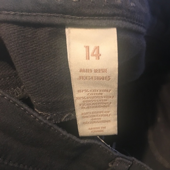 Justice MidRise Jegging Grey Size 14 - Picture 3 of 4